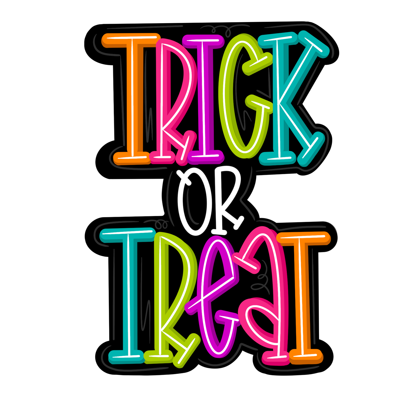 Trick or Treat Digital Template