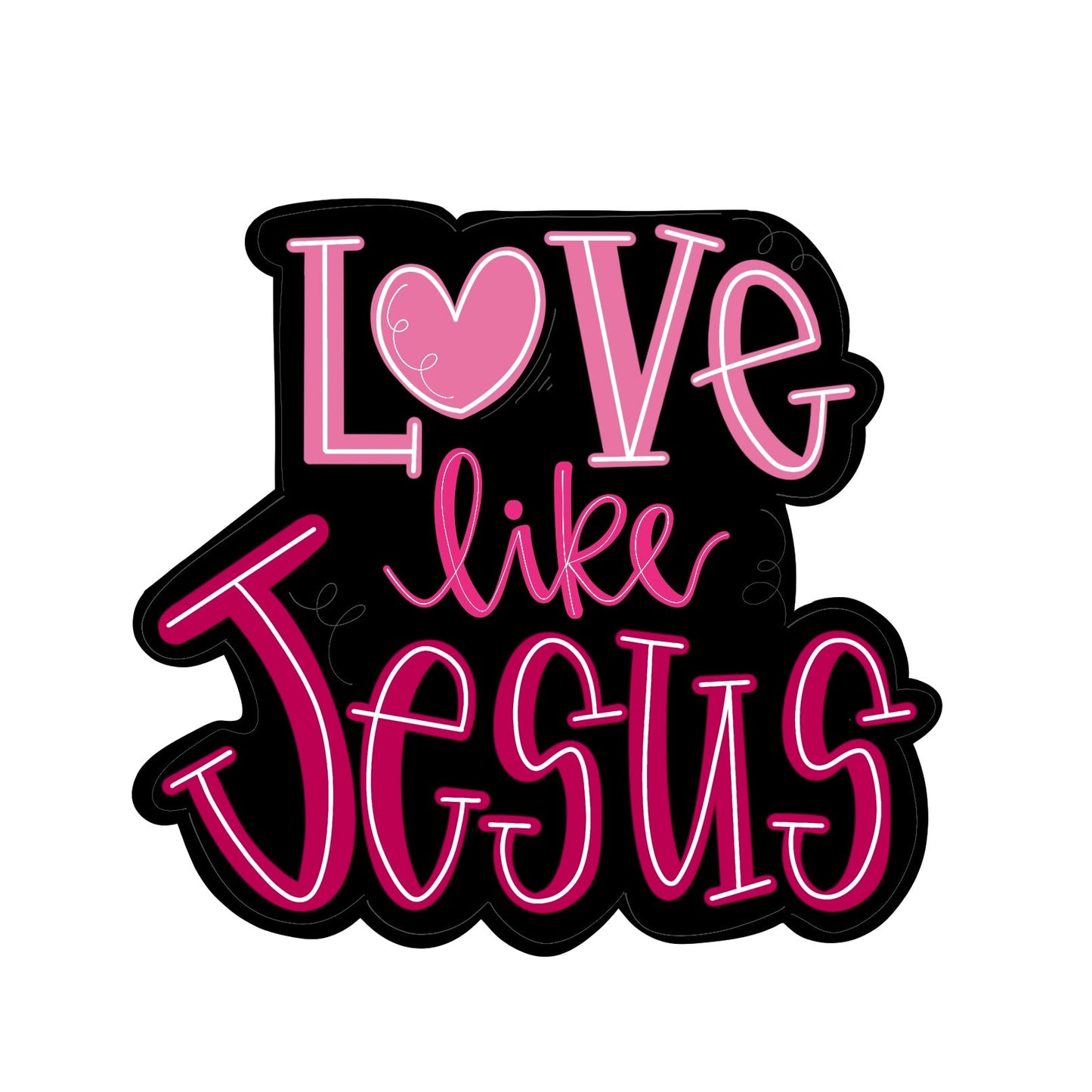 Love like Jesus Digital Template