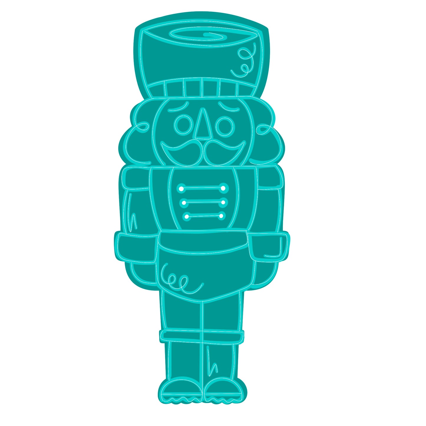 Colorful Nutcracker Digital Template