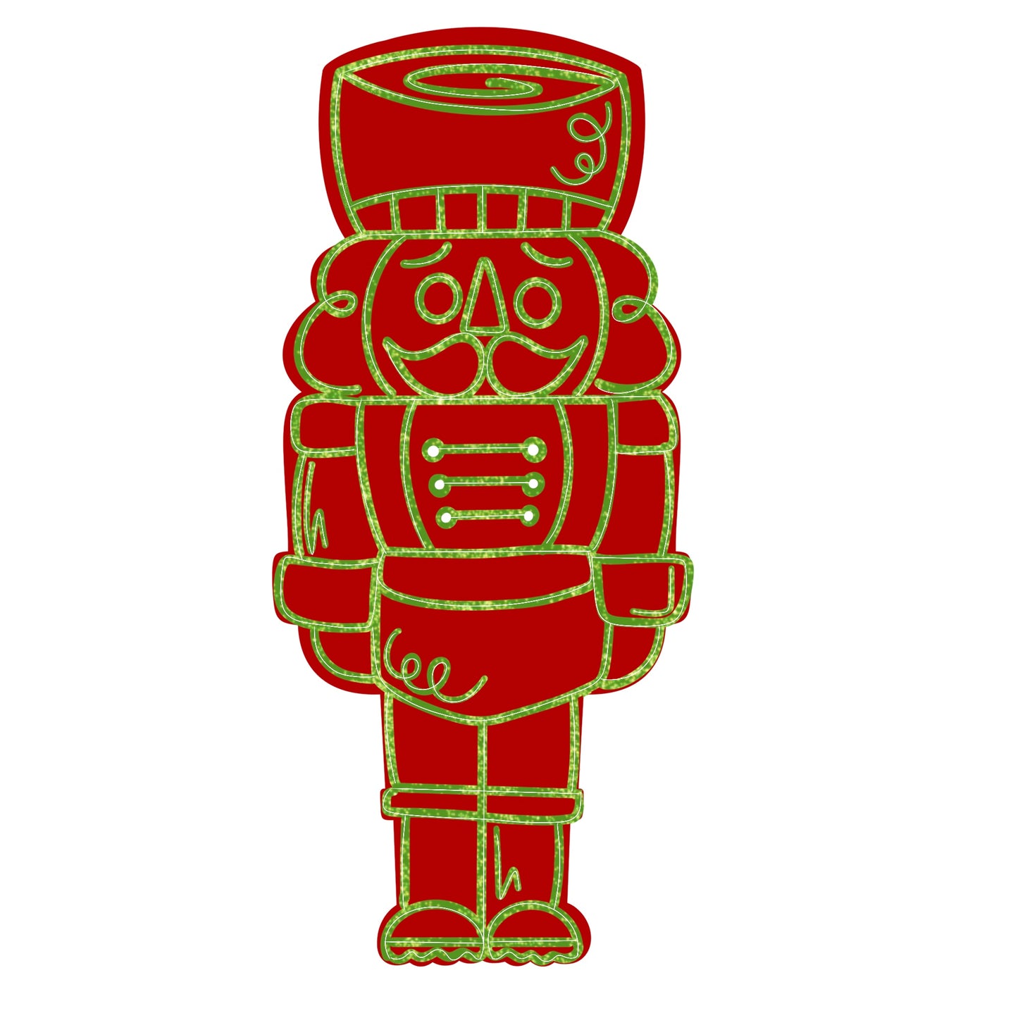 Colorful Nutcracker Digital Template