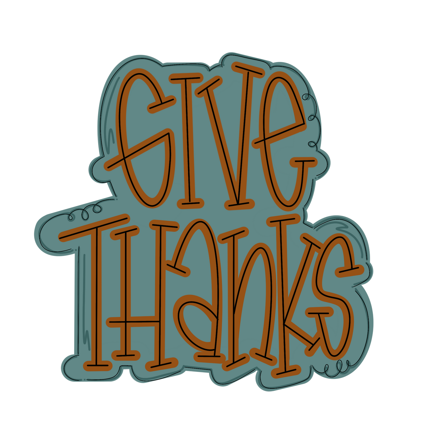 Give Thanks Digital Template