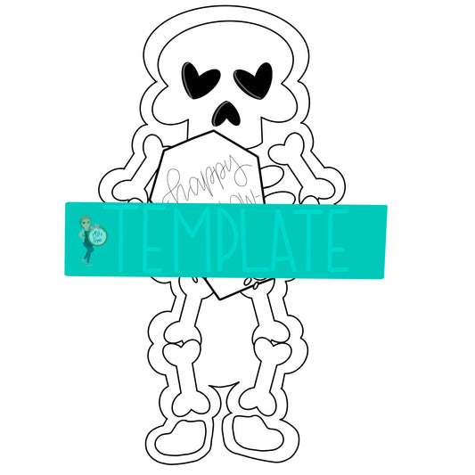 Skeleton Body Digital Template
