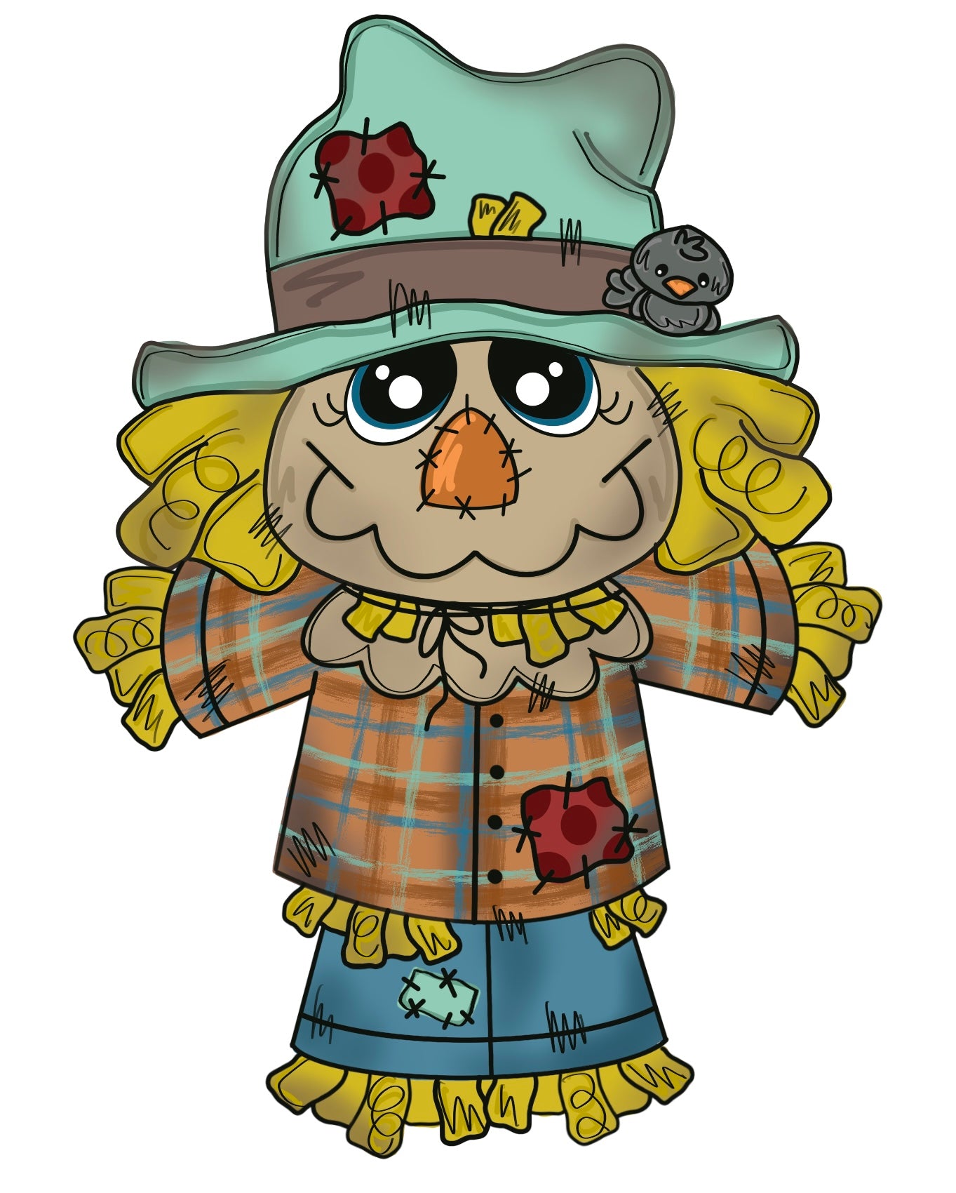 Scarecrow Digital Template