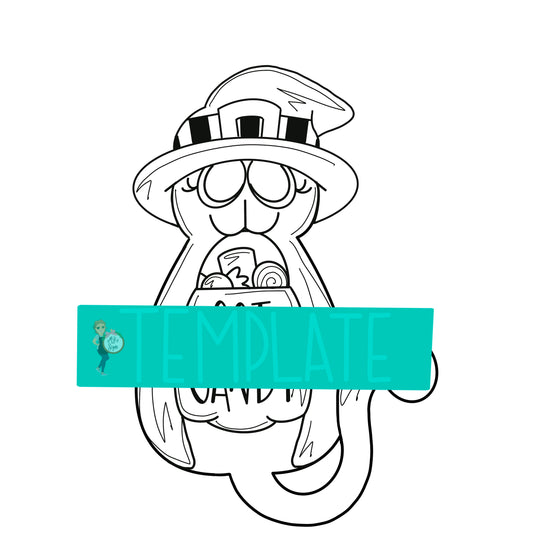 Got Candy Kitty Digital Template