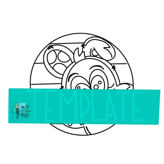 Ducky Circle Digital Template