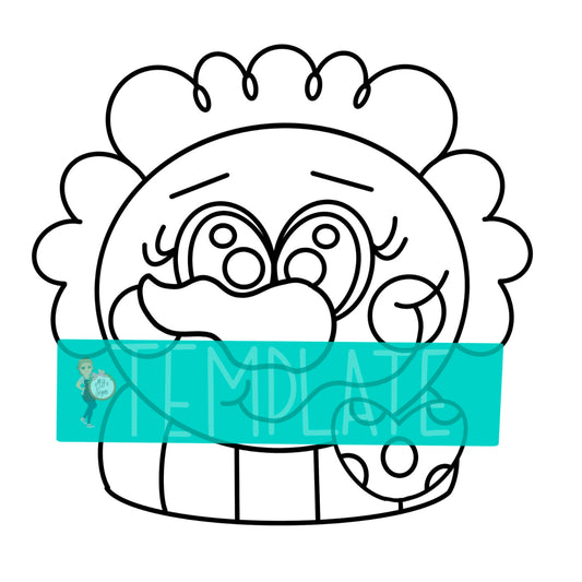 Snowgirl Head Digital Template
