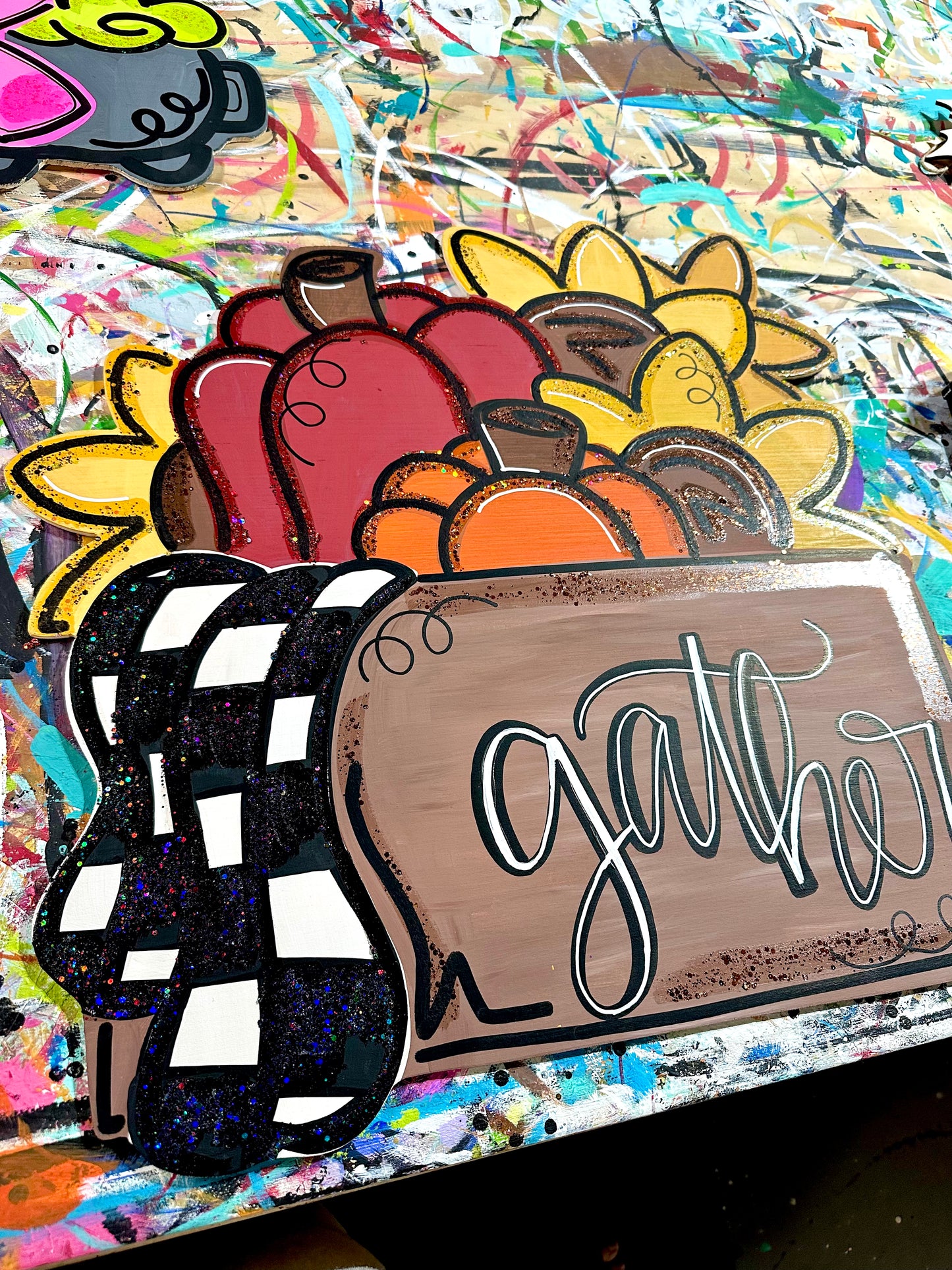 Gather Fall Basket Digital Template