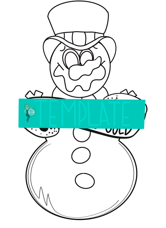 Snowman Digital Template