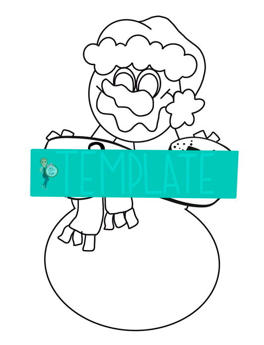 Snowgirl Digital Template