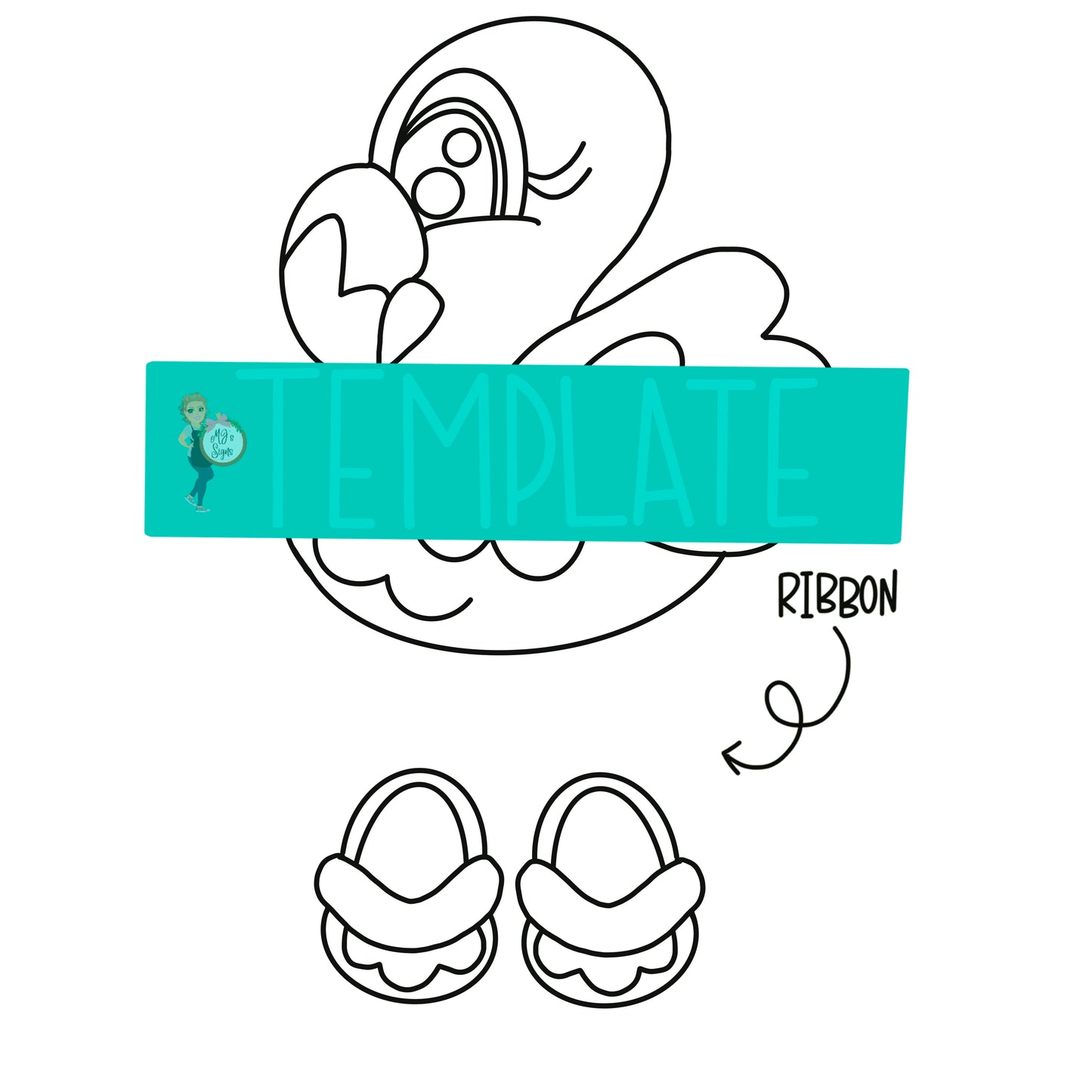 Flamingo Digital Template