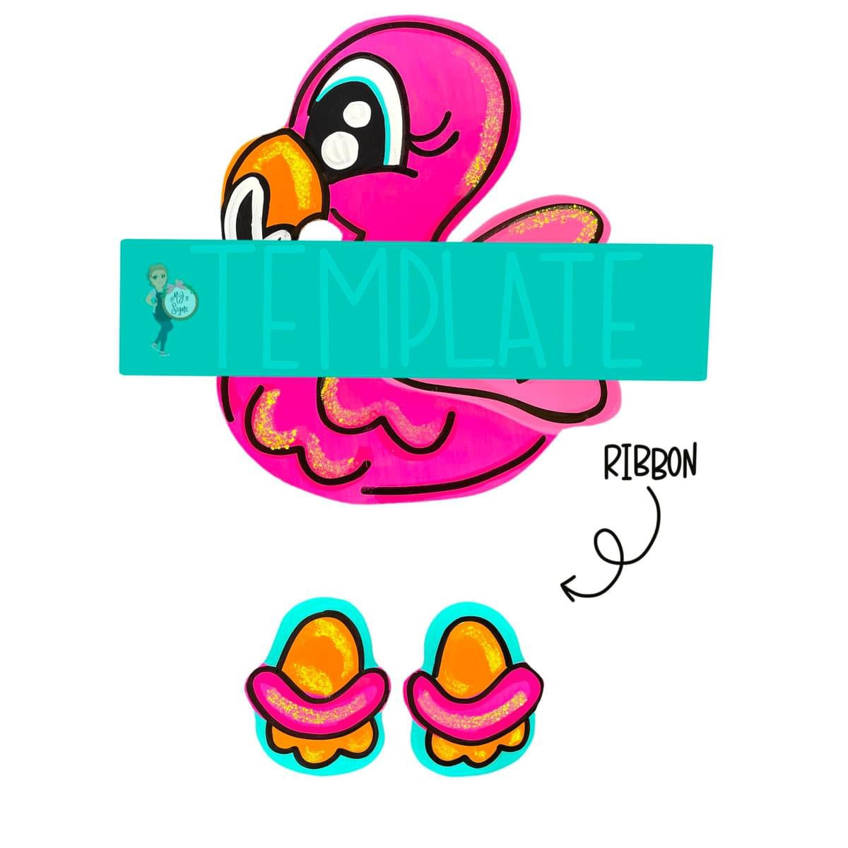 Flamingo Digital Template