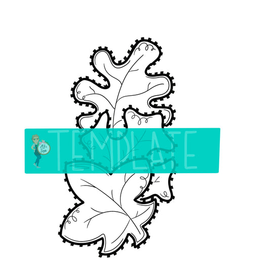 Leaves Digital Template