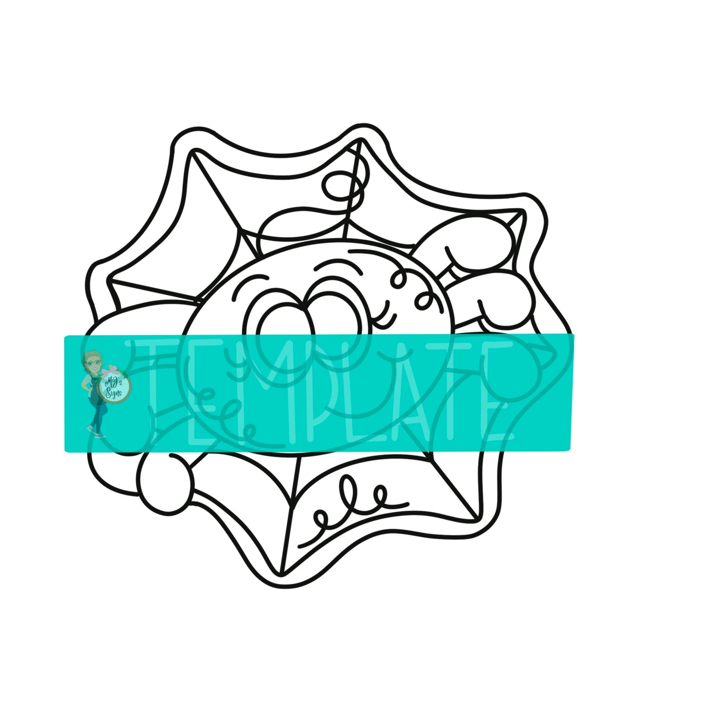 Spiderweb Digital Template