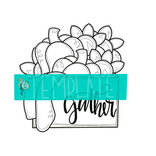Gather Fall Basket Digital Template