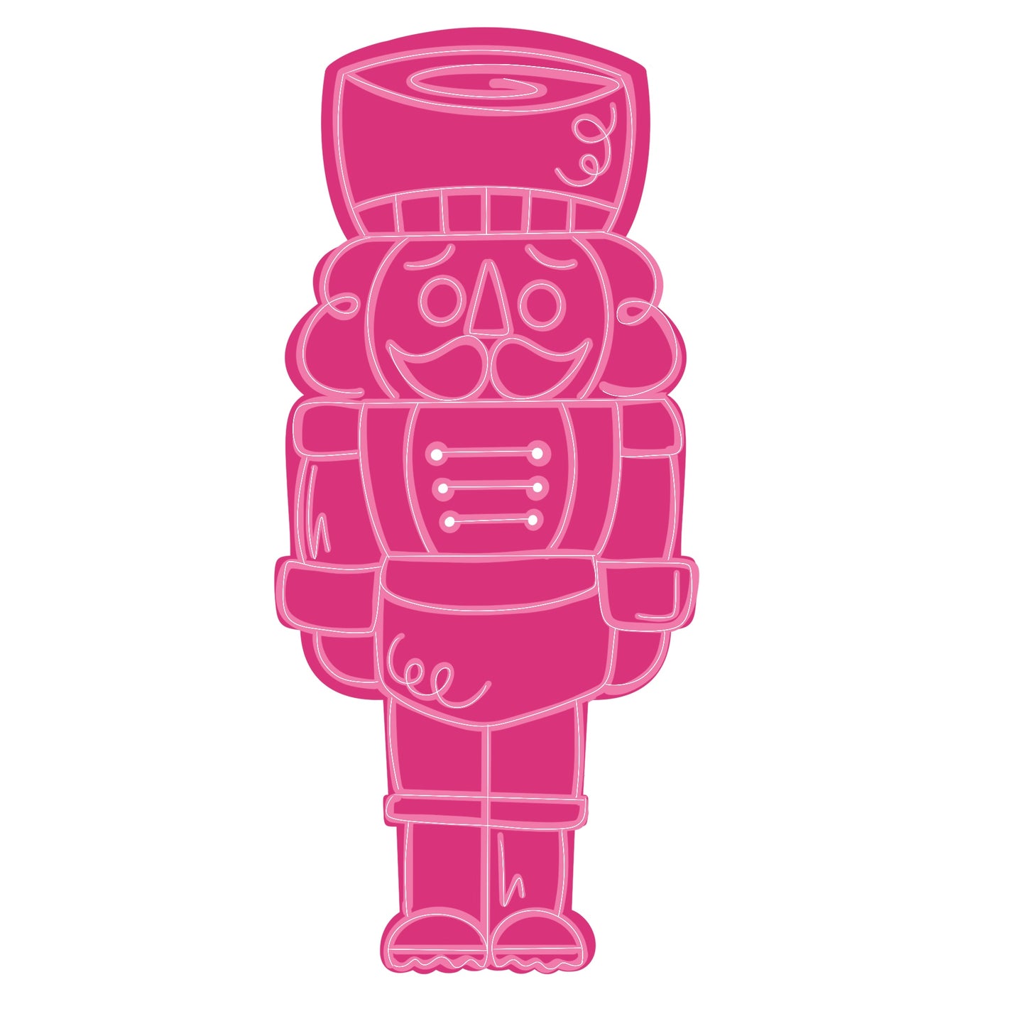 Colorful Nutcracker Digital Template