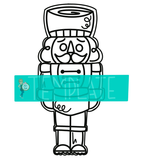 Colorful Nutcracker Digital Template