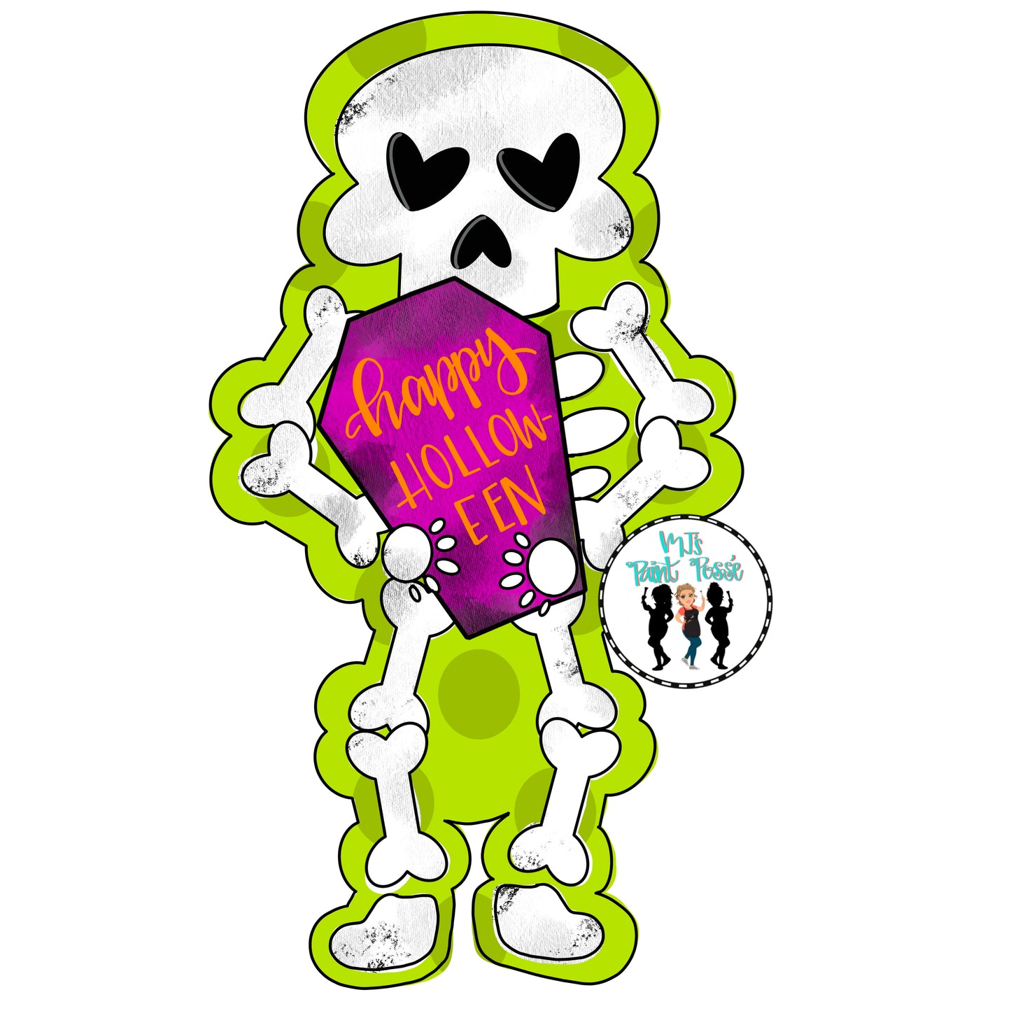 Skeleton Body Digital Template